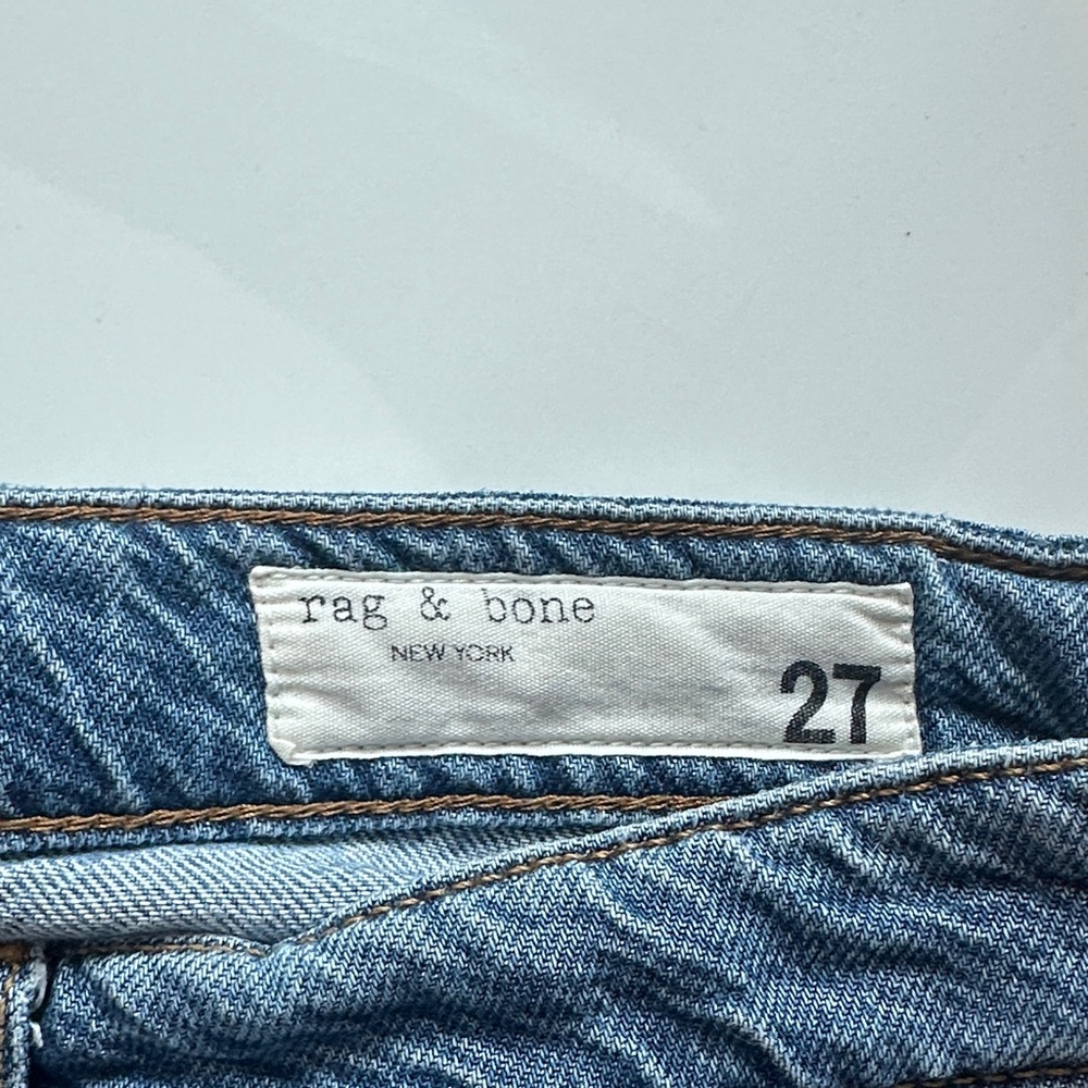 Rag & Bone Logan Low-Rise Wide Leg Jeans - Picture 3 of 7